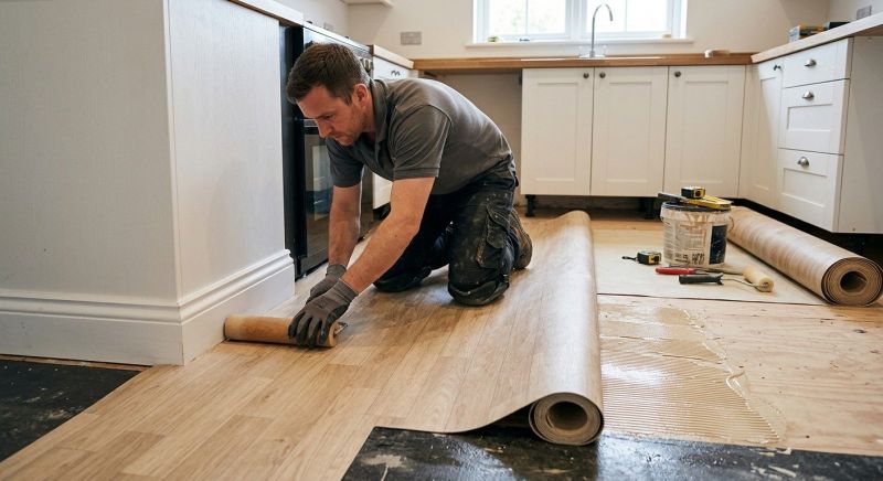 Sheet Linoleum Installation in Louisville, CO