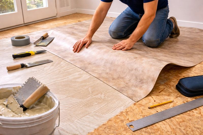 Sheet Vinyl Installation in Bailey, CO