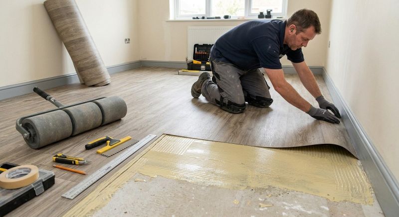 Sheet Vinyl Installation in Golden, CO